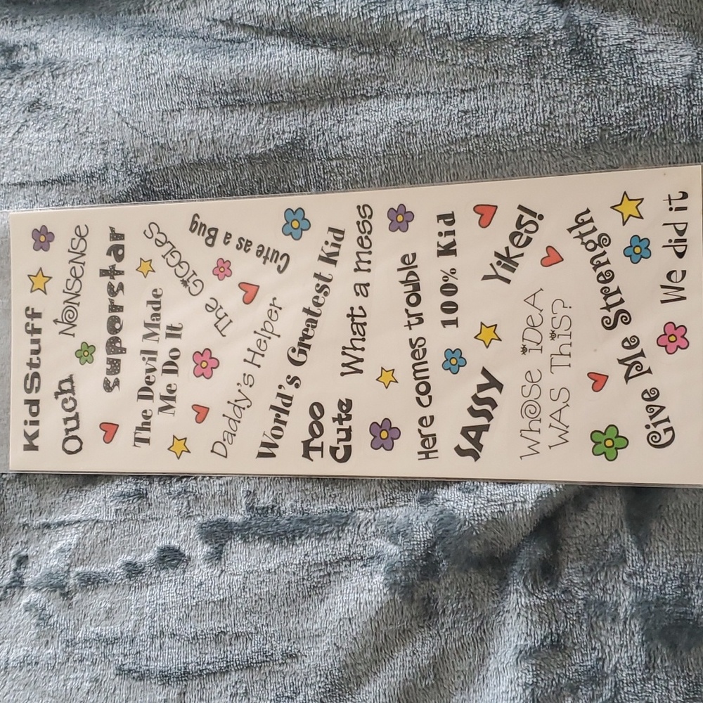 FREE w/$25 Kid Stuff Hot Stuff Stickers Scrapbooking